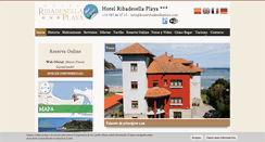Desktop Screenshot of hotelribadesellaplaya.com